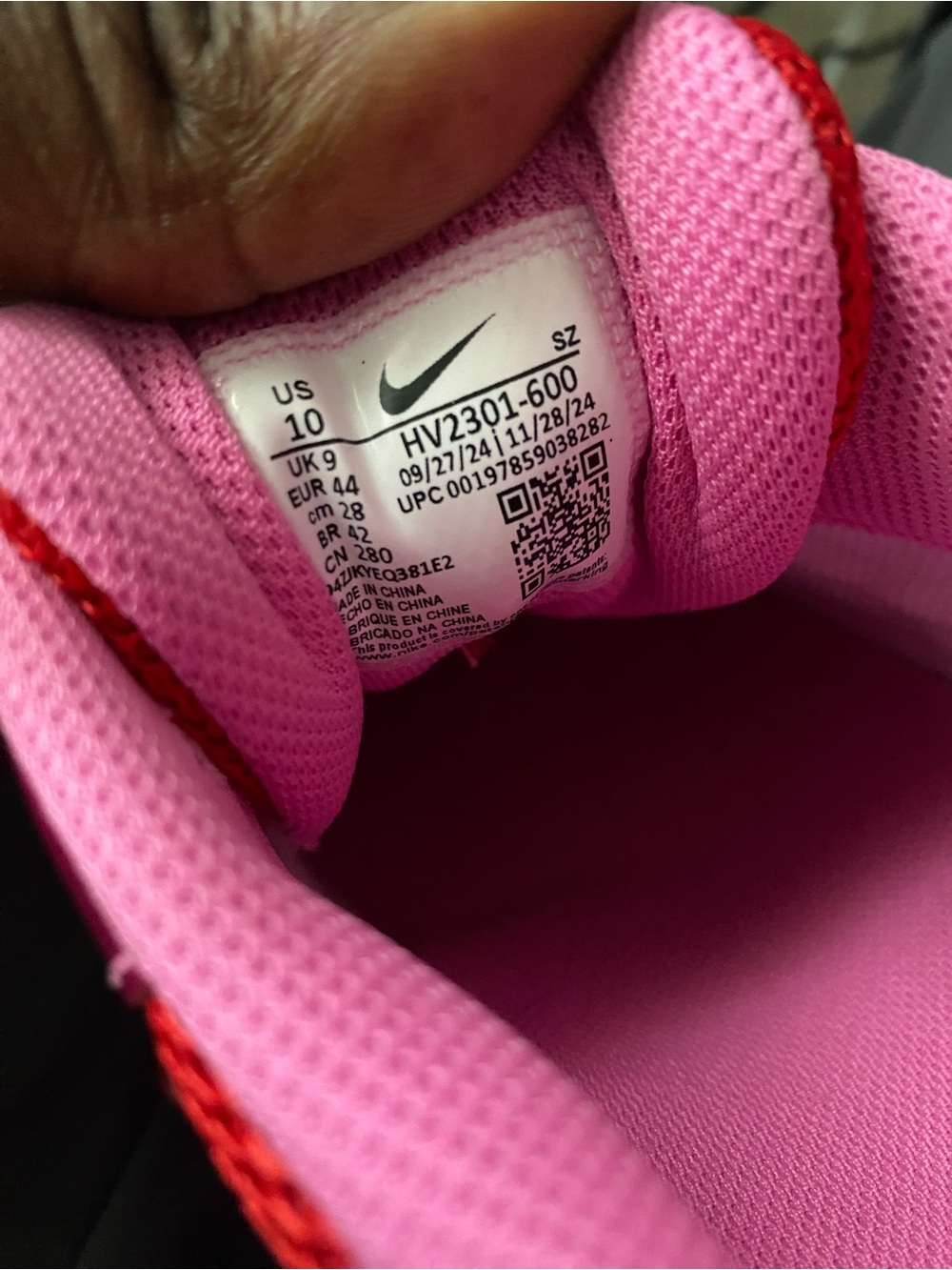 🩷Nike Air Max 1 PRM Valentine’s Day Playful Pink - Size 10M -NEW🩷 - Picture 12 of 12